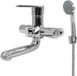 FLOW FL 066A-401ZC, Baterie cada cu para de dus, zinc, crom, FLOW (17547)