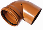 Instaltub Cot canalizare din PVC la unghi de 87 grade (COT-PVC-315-87-4803)
