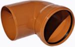 Instaltub Cot canalizare din PVC la unghi de 87 grade (COT-PVC-160-87)