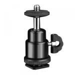 Techsuit Adaptor Patina Cold Shoe - 1/4inch Techsuit BH-2, Negru