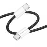 BOROFONE Cablu Date si Incarcare USB-C - USB-C Borofone BX103 Original, 60W, 1m, Negru