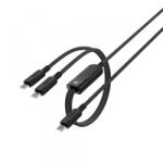 ACEFAST Cablu Date si Incarcare USB-C - 2 x USB-C Acefast C5-11, 100W, 1.2m, Negru - koubsolutions