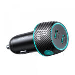 JOYROOM Incarcator Auto Joyroom JR-CCN02, 70W, 3A, 2 x USB-C, Negru