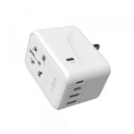 FIXED Incarcator Retea Fixed Travel, 65W, 3.25A, 2 x USB-A - 3 x USB-C, Alb