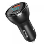 Mcdodo Incarcator Auto McDodo CC-5670 Display, 95W, 5A, 1 x USB-A - 1 x USB-C, Negru - koubsolutions