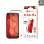 Displex Folie de protectie Ecran Displex Real Glass pentru Apple iPhone 16 Plus / 15 Plus / 15 Pro Max, Sticla Securizata, Full Glue, Neagra