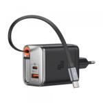 Mcdodo Incarcator Retea Cu Cablu USB-C McDodo CH-4281 FreeGo Display, 40W, 3A, 1 x USB-A - 1 x USB-C, Negru - koubsolutions