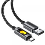 ACEFAST Cablu Date si Incarcare USB-A - USB-C Acefast C21-04, 18W, 1.2m, Negru - koubsolutions