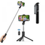 Techsuit Selfie Stick Bluetooth Techsuit Q01, Universal, Negru