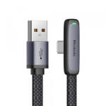 Mcdodo Cablu Date si Incarcare USB-A - USB-C McDodo CA-3340 Angled, 100W, 1.2m, Negru - koubsolutions