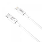 XO Design Cablu Date si Incarcare USB-C - Lightning XO Design NB-Q189B, 20W, 2m, Alb - koubsolutions