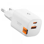 Spigen Incarcator Retea Spigen Essential, 35W, 3A, 1 x USB-A - 1 x USB-C, Alb ACH09462 - koubsolutions