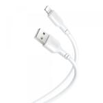 XO Design Cablu Date si Incarcare USB-A - Lightning XO Design NB103, 18W, 1m, Alb - koubsolutions