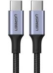 UGREEN Cablu Date si Incarcare USB-C - USB-C UGREEN US316, 100W, 3m, Gri - koubsolutions