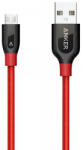 Anker Cablu Date si Incarcare USB-A - microUSB Anker PowerLine+, 18W, 0.91m, Rosu A8142G91