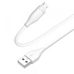 Lito Cablu Date si Incarcare USB-A - microUSB Lito LD03V, 18W, 1m, Alb - koubsolutions