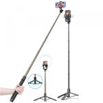 Techsuit Selfie Stick Bluetooth Techsuit Q06, Universal, Negru