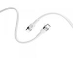 Forever Cablu Date si Incarcare USB-C - USB-C Forever Flexible, 60W, 2m, Alb