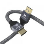 WZK Cablu Video WZK Ultraboost, HDMI - HDMI, 8K, 3m, Gri WHDMI-30