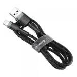 Baseus Cablu Date si Incarcare USB-A - Lightning Baseus Cafule, 18W, 2m, Gri CALKLF-CG1