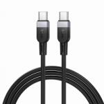 hoco. Cablu Date si Incarcare USB-C - USB-C HOCO X109, 60W, 1m, Negru - koubsolutions