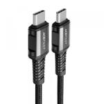 ACEFAST Cablu Date si Incarcare USB-C - USB-C Acefast C1-03, 60W, 1.2m, Negru
