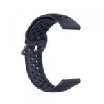 Techsuit Curea Techsuit W004 pentru Samsung Galaxy Watch / Huawei Watch Series, 22mm, Albastra Inchis - koubsolutions