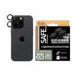 Panzer Folie de protectie Camera Spate PanzerGlass Safe. pentru Apple iPhone 16 Pro Max / 16 Pro, Sticla Securizata, Neagra