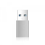 FIXED Adaptor Date si Incarcare USB-C - USB-A Fixed, Gri