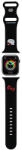 Hello Kitty Curea Hello Kitty Silicone Kitty Head pentru Apple Watch 49mm / 46mm / 45mm / 44mm / 42mm Series, Neagra