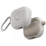 UNIQ Husa UNIQ Clyde pentru Apple AirPods 4, Gri Bej - koubsolutions