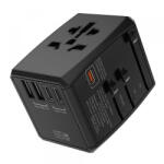 Techsuit Incarcator Retea Techsuit HHT906 Travel, 65W, 3.25A, 2 x USB-A - 2 x USB-C, Negru - koubsolutions
