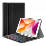 Techsuit Husa cu Tastatura pentru Apple iPad 10.2 (2021) / 10.2 (2020) / 10.2 (2019), Techsuit, CozyTab, Neagra