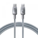 Baseus Cablu Date si Incarcare USB-C - USB-C Baseus Discolor, 100W, 1m, Argintiu E0420701