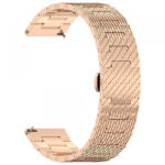 Techsuit Curea Techsuit W052 pentru Samsung Galaxy Watch / Huawei Watch Series, 20mm, Roz Aurie