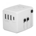 Techsuit Incarcator Retea Techsuit HHT904-B3 Travel, 30W, 3A, 3 x USB-A - 1 x USB-C, Alb - koubsolutions