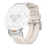 Techsuit Curea Techsuit W068 pentru Samsung Galaxy Watch Ultra Series, Alba Argintie