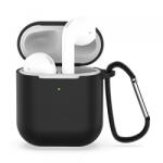 Techsuit Husa Techsuit Silicone pentru Apple AirPods Gen 1 / Gen 2, Neagra - koubsolutions