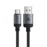ACEFAST Cablu Date si Incarcare USB-A - USB-C Acefast C20-04, 18W, 1.2m, Negru - koubsolutions