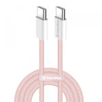 ColorWay Cablu Date si Incarcare USB-C - USB-C ColorWay CW-CBPDCC061, 60W, 1m, Roz