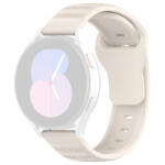 Techsuit Curea Techsuit W050 pentru Samsung Galaxy Watch / Huawei Watch Series, 20mm, Bej - koubsolutions