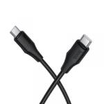 hoco. Cablu Date si Incarcare USB-C - USB-C HOCO X124, 60W, 1m, Negru - koubsolutions