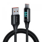 Mcdodo Cablu Date si Incarcare USB-A - USB-C McDodo CA-1080 Display, 66W, 1.2m, Negru - koubsolutions