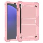 Techsuit Husa pentru Samsung Galaxy Tab S9 FE / Tab S9 / Tab S10 FE, Techsuit, Rugged TabShell, Roz