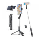 Techsuit Selfie Stick Bluetooth Techsuit C01, Universal, Negru