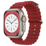 Techsuit Curea Techsuit W038 pentru Apple Watch 42mm / 41mm / 40mm / 38mm Series, Rosie Inchis - koubsolutions