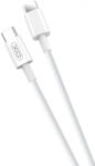 XO Design Cablu Date si Incarcare USB-C - USB-C XO Design NB124, 40W, 1m, Alb - koubsolutions