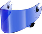 Shark Vizieră Blue Mirror Shark - AERON / AERON GP / RACE-R / SPEED-R (VZ10041P-BLU-TU)