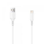 Setty Cablu Date si Incarcare USB-A - Lightning Setty, 18W, 1m, Alb