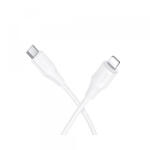 hoco. Cablu Date si Incarcare USB-C - Lightning HOCO X124, 27W, 1m, Alb
